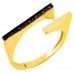 Χρυσό δαχτυλίδι fashion K14 με ζιργκόν